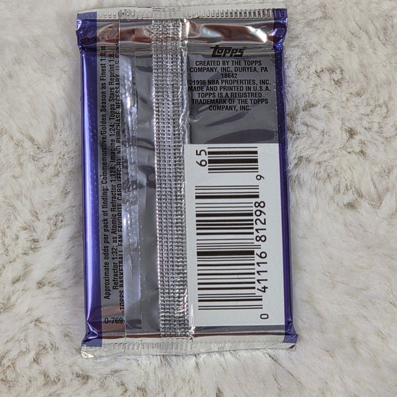 1996-97 Topps NBA Stars Factory Sealed Pack Michael Jordan Vintage Basketball - Picture 2 of 4